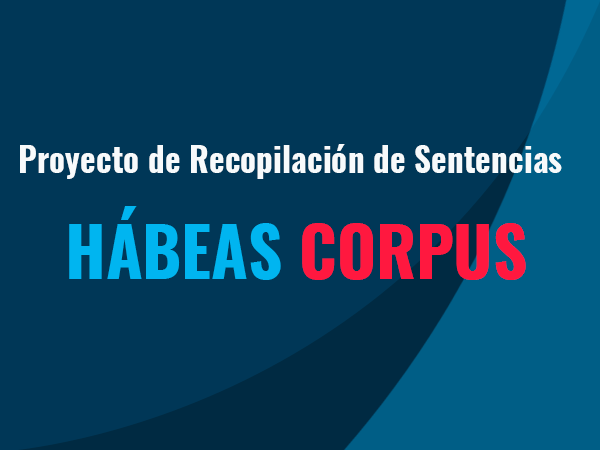 Proyecto de Habeas Corpus